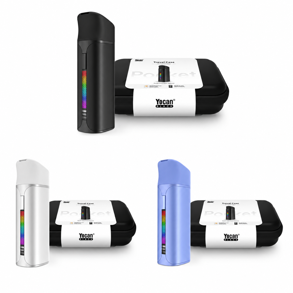 Yocan Black Pocket – Full Travel Kit