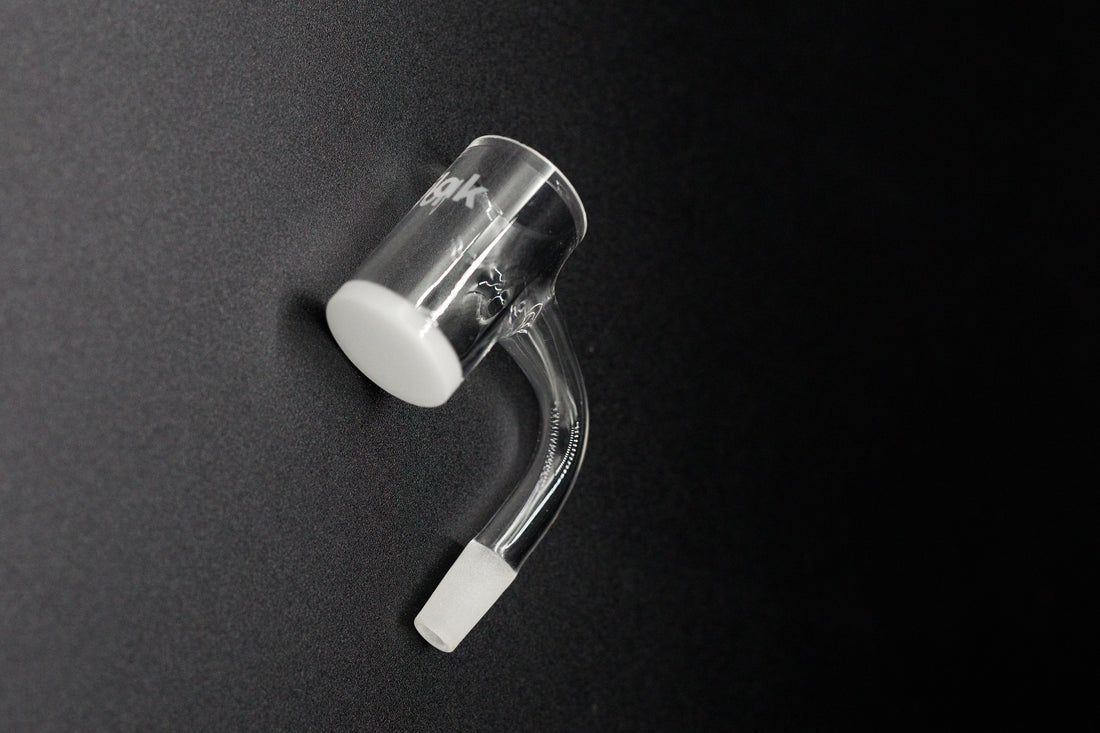 Blak Quartz Banger - Ploché opálové dno