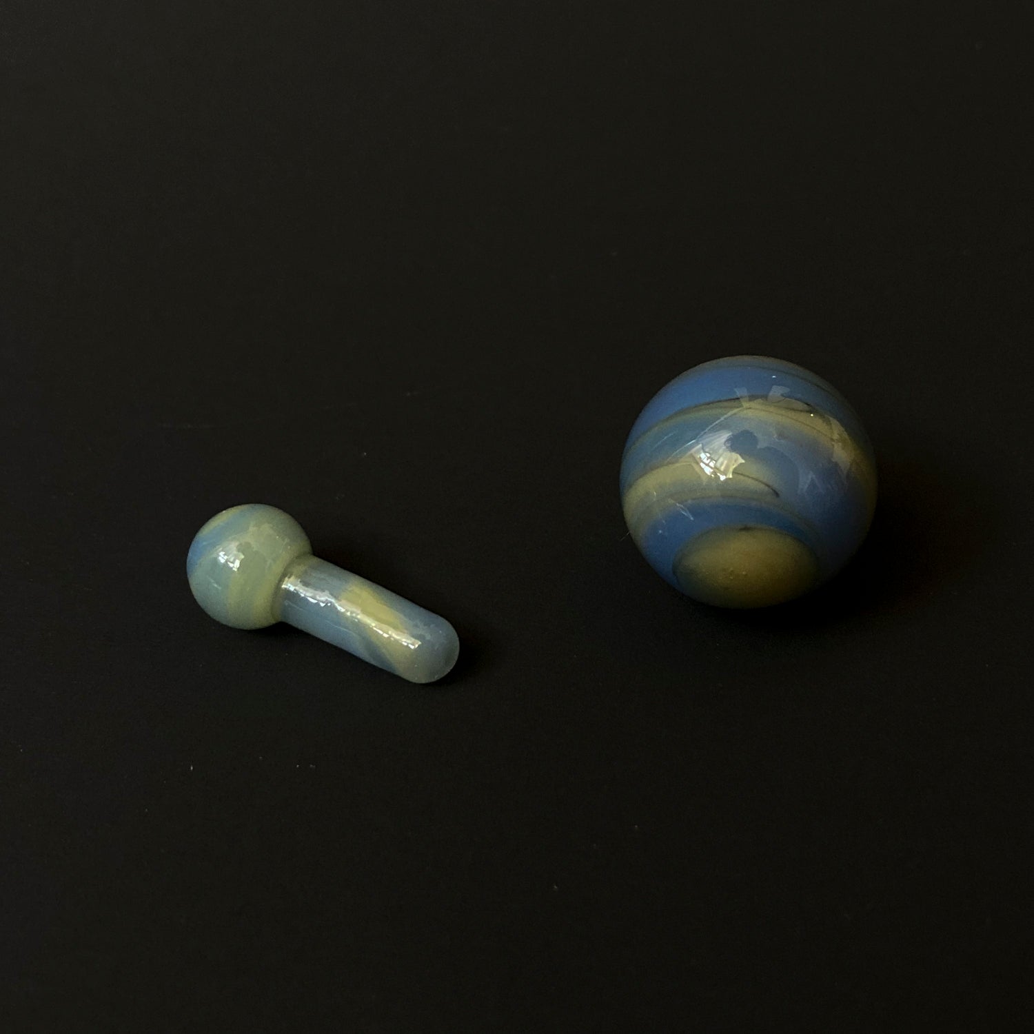 Schlürfset Marmor & Nagel 